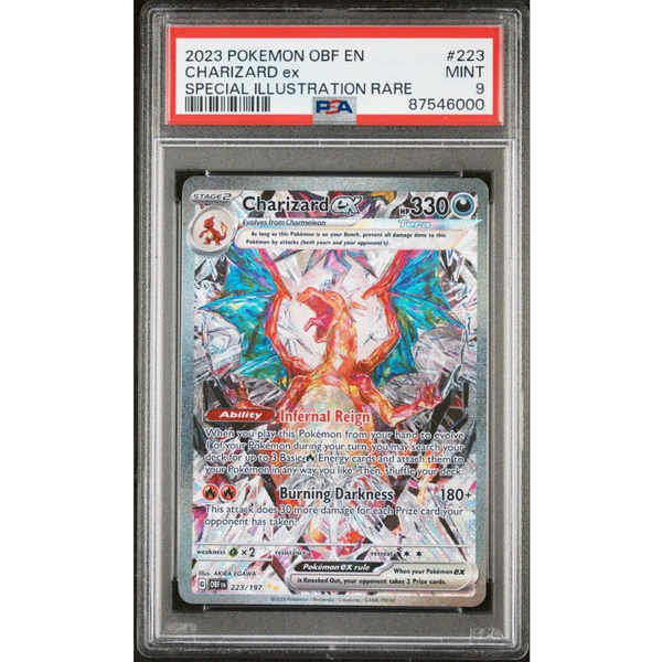 PSA 9 Charizard ex OBF 223/197 PSA 9 Charizard ex OBF 223/197