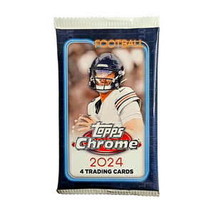 Topps: 2024 Topps Chrome Football Value Booster Pack (4 Cards) (ENG)