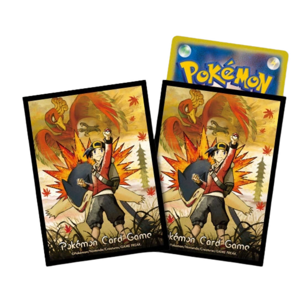 pokemon tcg card sleeve Pokemon: Ethan &amp; Typhlosion Deck Sleeves (64 pcs)