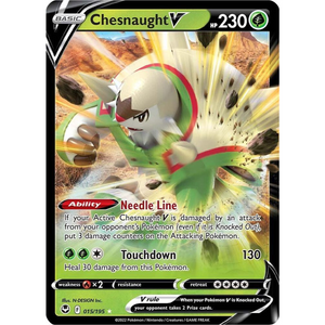 Chesnaught V SWSH12 015/195 - Pokémonkort