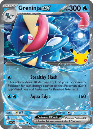 Greninja ex 30C 021/128 Double Rare (ENG)