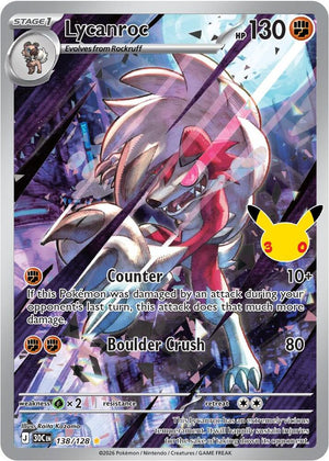 Lycanroc 30C 138/128 Illustration Rare (ENG)