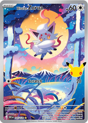 Hisuian Zorua 30C 145/128 Illustration Rare (ENG)