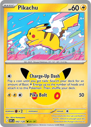 Pikachu 30C 042/128 Holo (ENG)