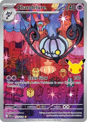 Chandelure 30C 137/128 Illustration Rare (ENG)