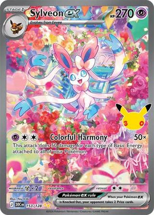 Sylveon ex 30C 153/128 Special Illustration Rare (ENG)