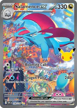 Salamence ex 30C 156/128 Special Illustration Rare (ENG)