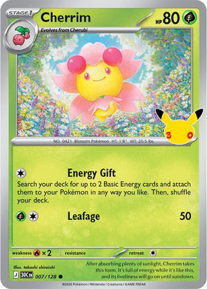 Cherrim 30C 007/128 Common Holo (ENG)