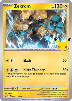 Zekrom 30C 056/128 Rare Holo (ENG)