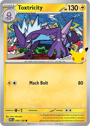 Toxtricity 30C 059/128 Common Holo (ENG)
