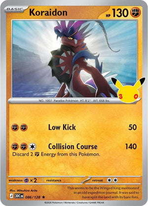 Koraidon 30C 086/128 Rare Holo (ENG)