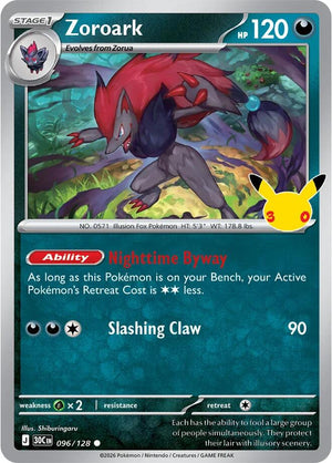 Zoroark 30C 096/128 Common Holo (ENG)