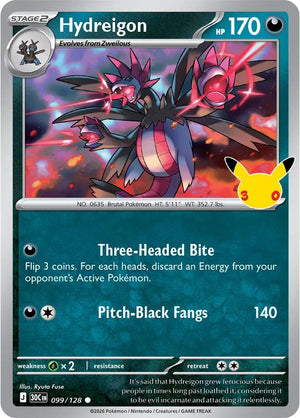 Hydreigon 30C 099/128 Common Holo (ENG)
