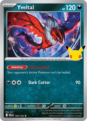 Yveltal 30C 100/128 Rare Holo (ENG)