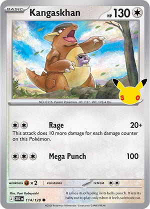 Kangaskhan 30C 114/128 Common Holo (ENG)