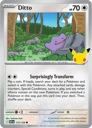 Ditto 30C 115/128 Common Holo (ENG)