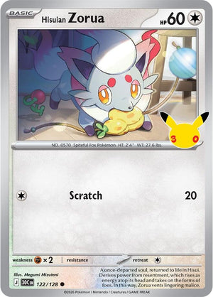 Hisuian Zorua 30C 122/128 Common Holo (ENG)