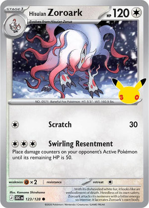 Hisuian Zoroark 30C 123/128 Common Holo (ENG)