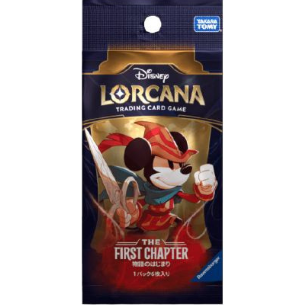 Disney Lorcana The First Chapter Booster Pack (6 Cards) (JP)