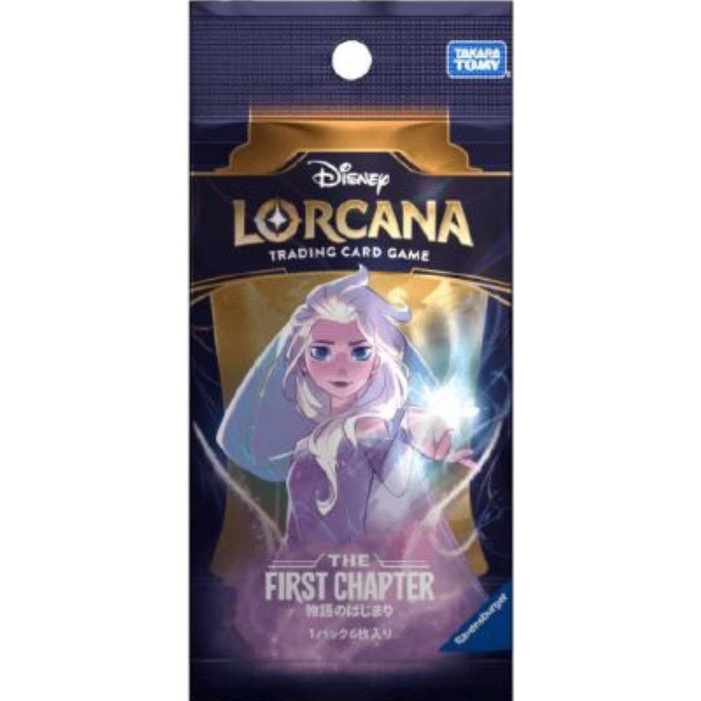 Disney Lorcana The First Chapter Booster Pack (6 Cards) (JP)