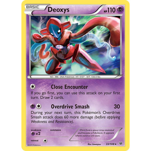 Deoxys ROS 33/108 Holo - Pokémonkort