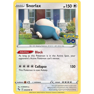 Snorlax PGO 055/078 Holo - Pokémonkort