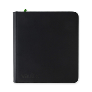 Vault X: EXO-TEC Zip Binder – 12 Pockets XL (Black) (624 Cards)