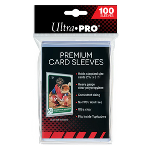 Ultra Pro: Premium 2.5" x 3.5" Card Sleeves (100st)