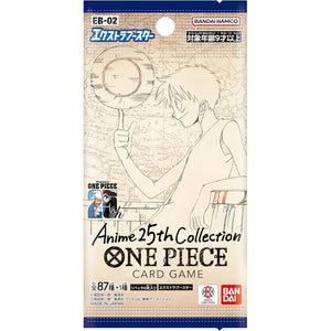 One Piece Extra Booster Anime 25th Collection (EB 02) Booster Pack (6 Kort) (JP)