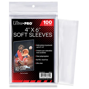 Ultra Pro: Soft 4" x 6" Sleeves (100st)