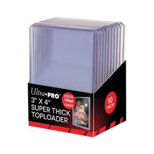 Ultra Pro: 3" x 4" Clear Super Thick 180PT Toploaders (10st)