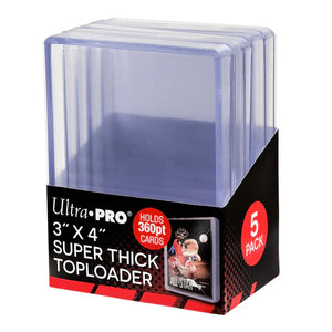 Ultra Pro: 3" x 4" Super Thick 360PT Toploaders (5st)