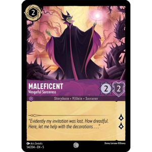 Maleficent - Vengeful Sorceress - 54/204 - Common