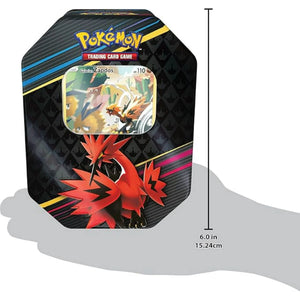 Pokémon Sword & Shield: Crown Zenith Special Art Tin - Galarian Zapdos (4 Pack) (ENG)