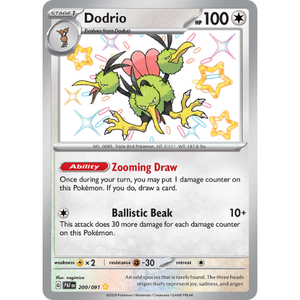 Dodrio PAF 200/091 - Pokémonkort