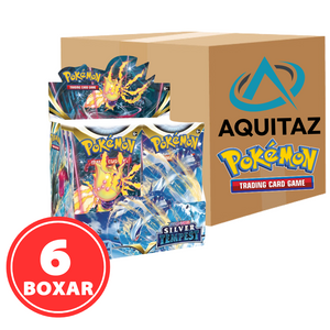 Pokémon Sword & Shield: Silver Tempest Booster Display Sealed Case (6 Boxar)