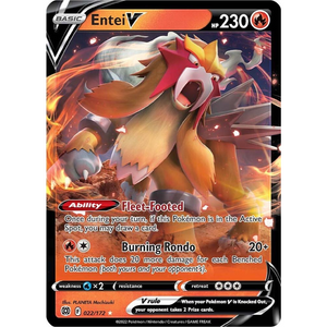 Entei V SWSH09 022/172 - Pokémonkort