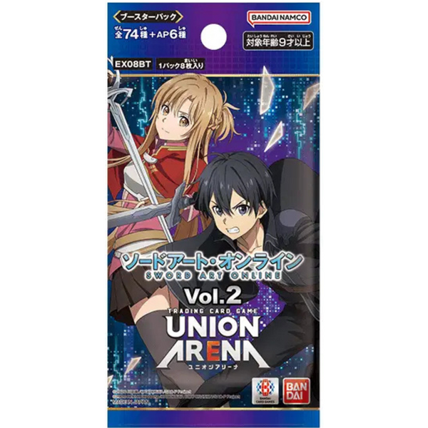 Union Arena Sword Art Online Vol. 2 (EX08BT) Booster Pack (8 Cards)
