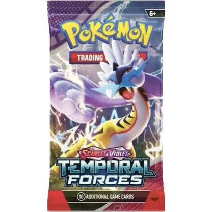 Pokémon Scarlet & Violet: Temporal Forces Booster Pack (10 Kort)