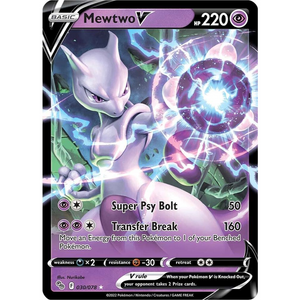 Mewtwo V PGO 030/078 - Pokémonkort