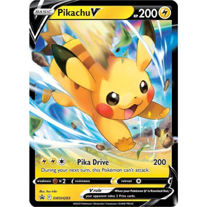 Pikachu V SWSH285 - Pokémonkort