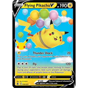 Flying Pikachu V CLB 006/025 - Pokémonkort