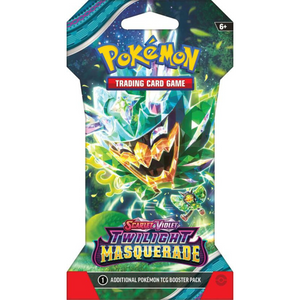 Pokémon Scarlet & Violet: Twilight Masquerade Sleeved Booster Pack (10 Kort)