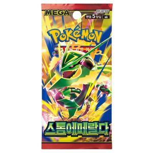 Pokémon MEGA: Storm Emeralda Booster Pack (5 Kort) (KOR)