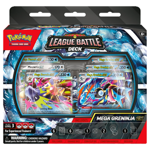 Pokémon Mega Evolution: Mega Greninja ex Battle Deck (60 Kort) (ENG)