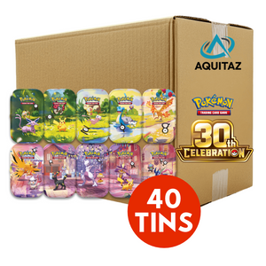 Pokémon Mega: 30th Celebration Mini Tin Sealed Case (40 Tins) (ENG)