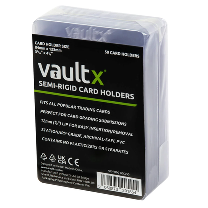 Vault X: Semi Rigid Card Holders (200 ST)