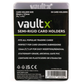 Vault X: Semi Rigid Card Holders (50 ST)