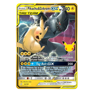 Pikachu & Zekrom GX 33/181 RR (ENG)