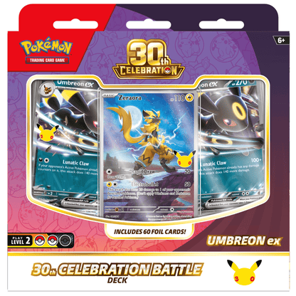 Pokémon Mega: 30th Celebration Umbreon ex Battle Deck (60 Kort) (ENG)